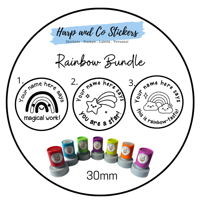 Rainbow Stamp Bundle