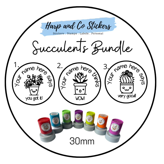 Succulents Stamp Bundle