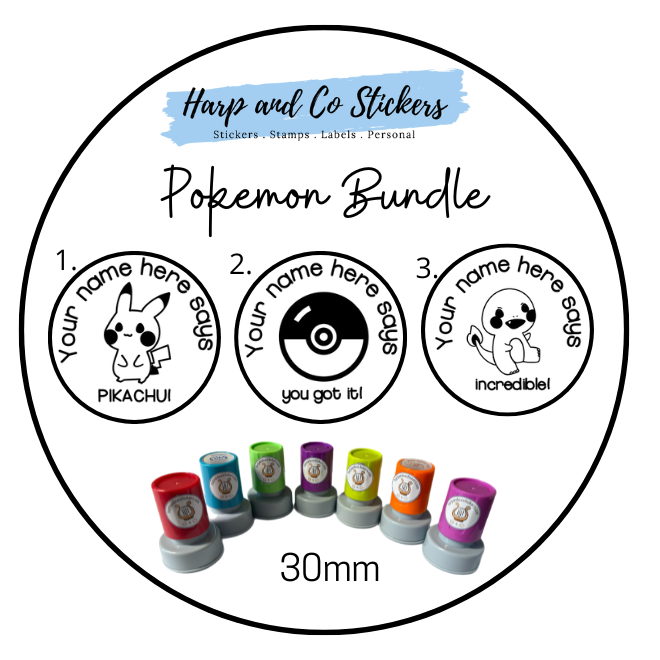 Poke Friends Stamp Bundle