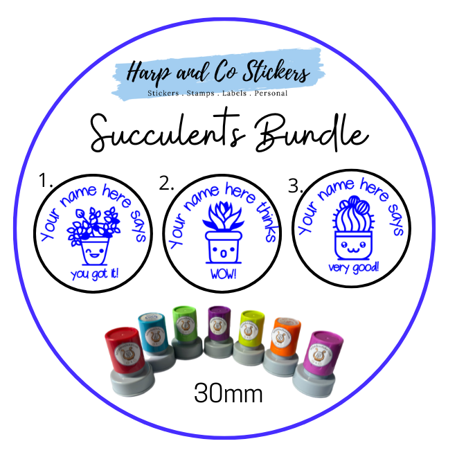 Succulents Stamp Bundle