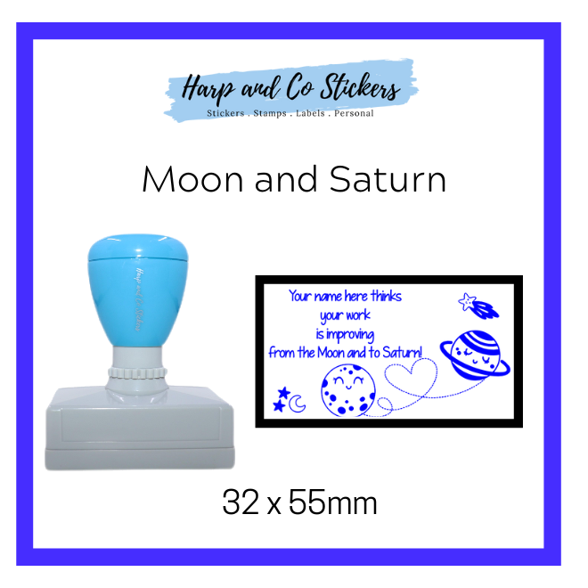 Moon and Saturn