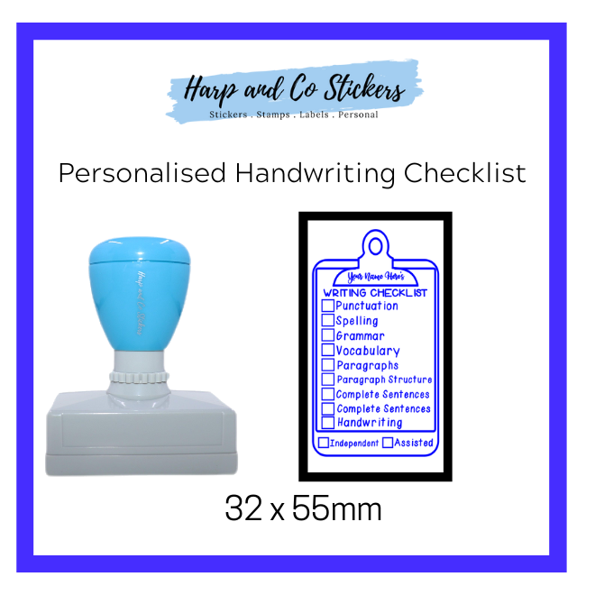 Personalised Writing Checklist