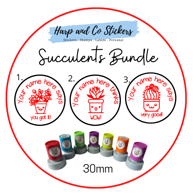 Succulents Stamp Bundle