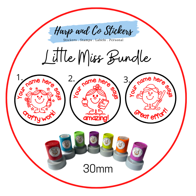 Little Miss Stamp Bundle