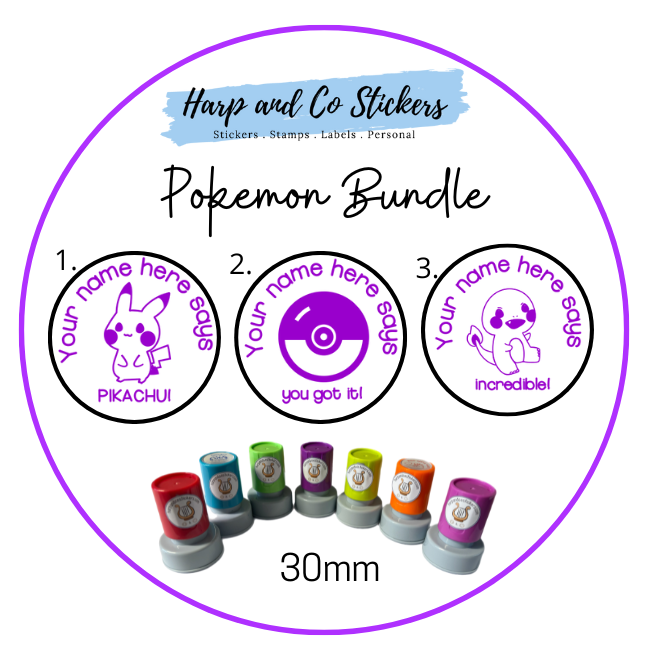 Poke Friends Stamp Bundle