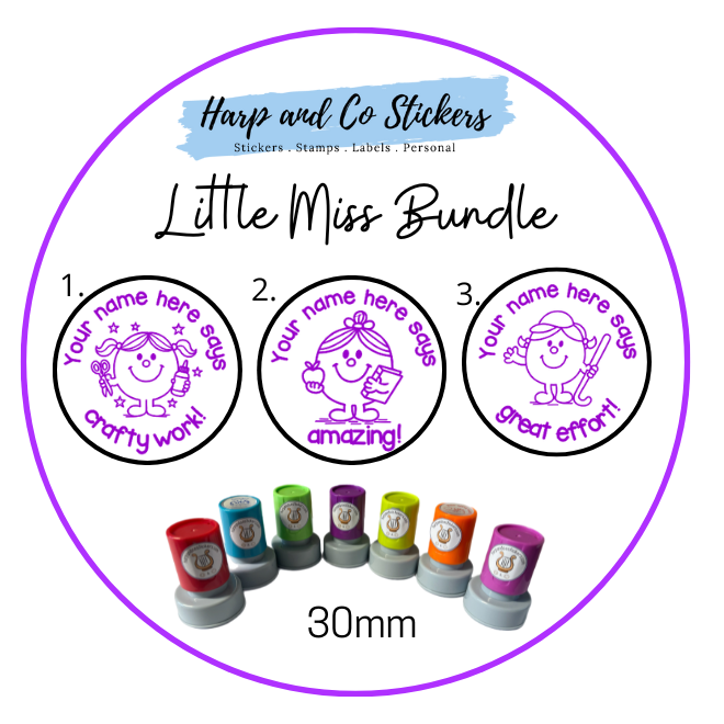 Little Miss Stamp Bundle
