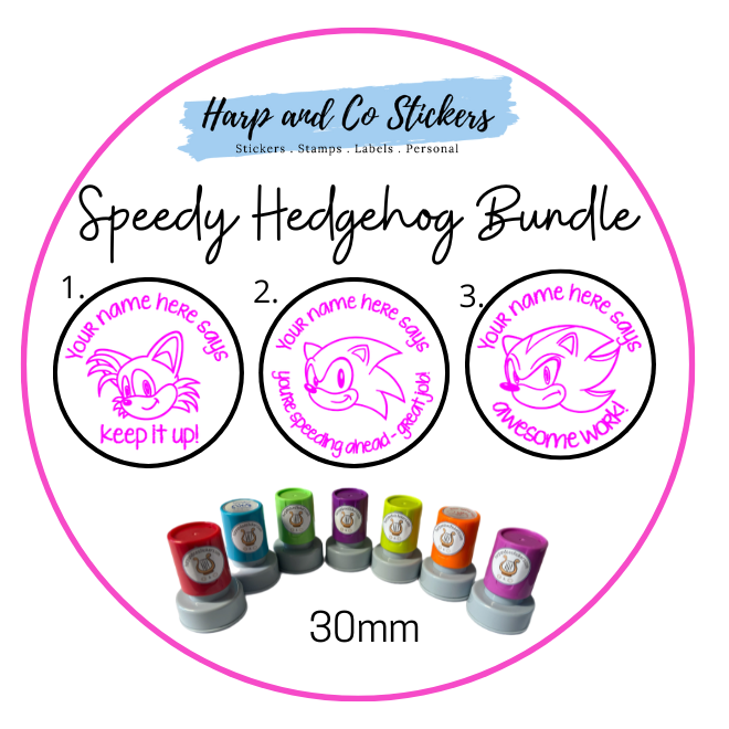 Speedy Hedgehog Stamp Bundle