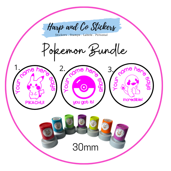 Poke Friends Stamp Bundle