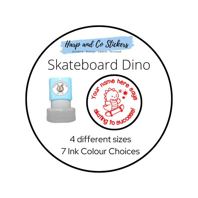 Skateboard Dino