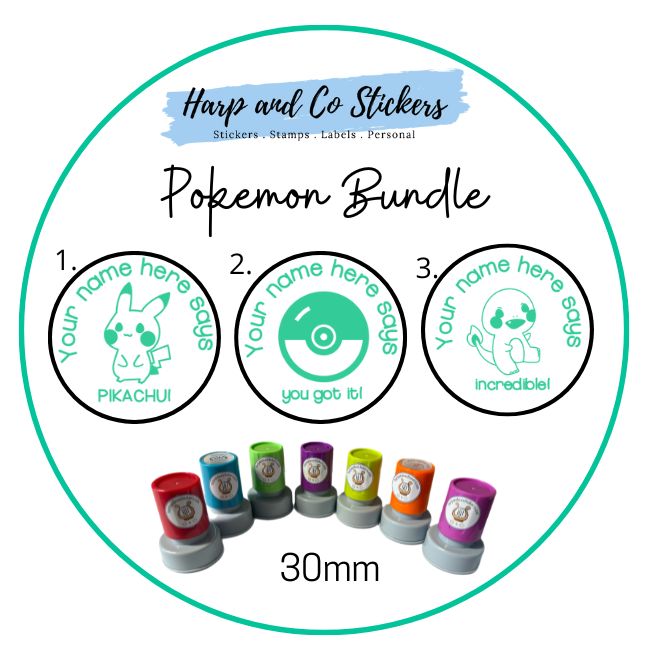 Poke Friends Stamp Bundle