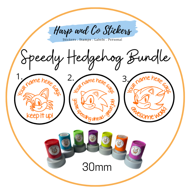 Speedy Hedgehog Stamp Bundle