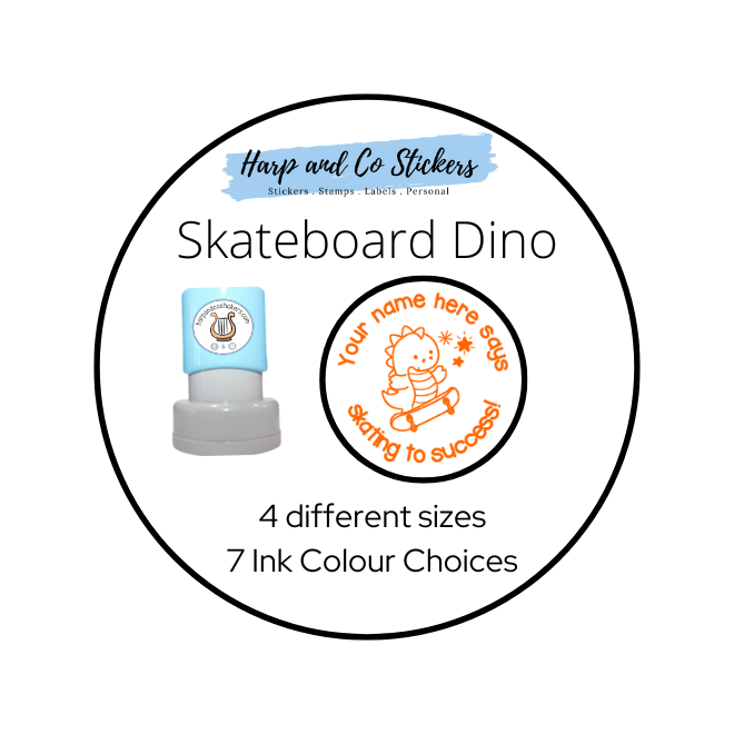 Skateboard Dino