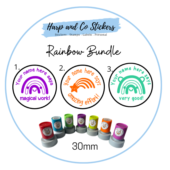 Rainbow Stamp Bundle