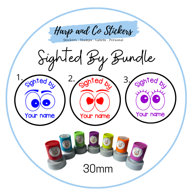 Sighted By Stamp Bundle