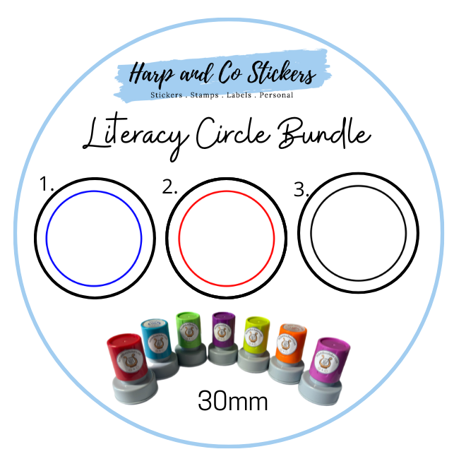 Literacy Circle Stamp Bundle