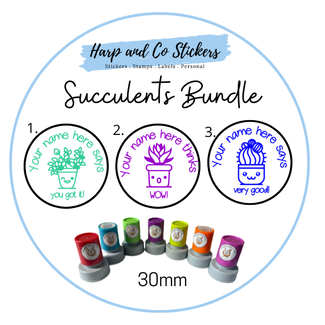 Succulents Stamp Bundle