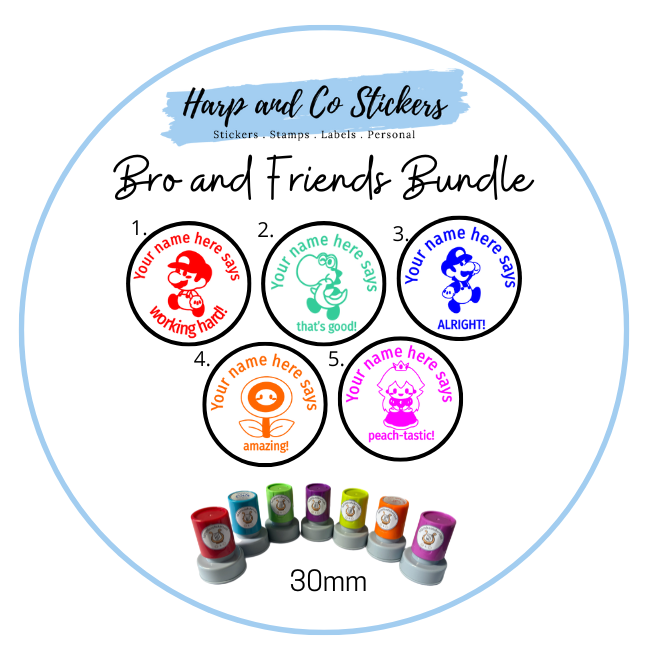 5 Bro and Friends Stamp Bundle