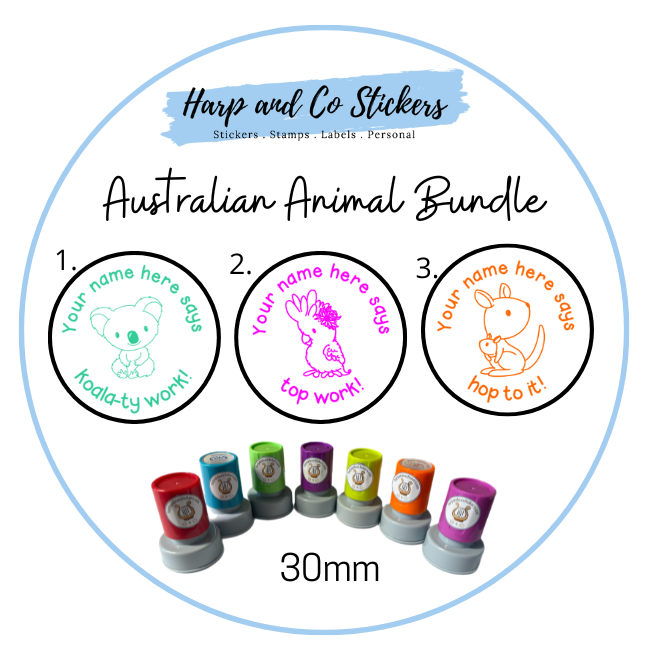 Australian Animals Stamp Bundle