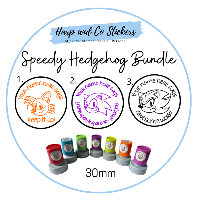 Speedy Hedgehog Stamp Bundle