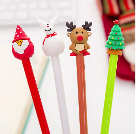 Christmas Pens (Black ink) - Assorted Designs