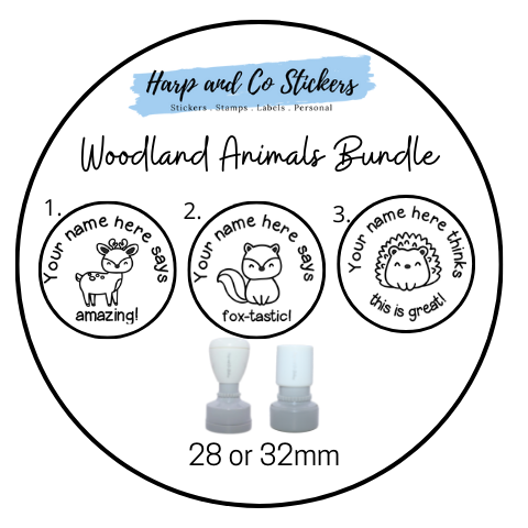 Woodland Animals Stamp Bundle