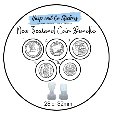 New Zealand Coins Stamp Bundle