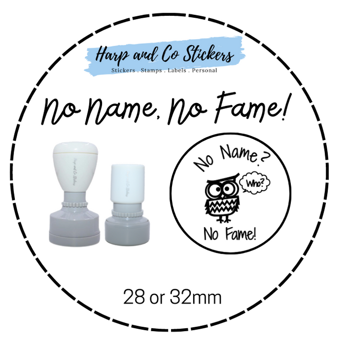 No Name, No Fame