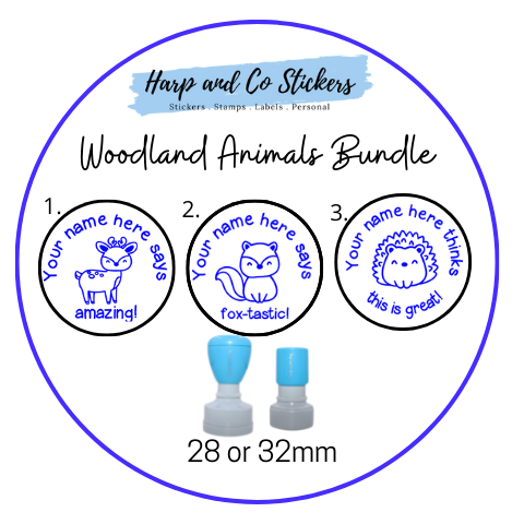 Woodland Animals Stamp Bundle