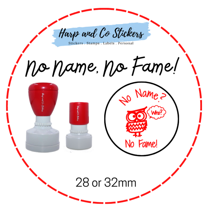 No Name, No Fame