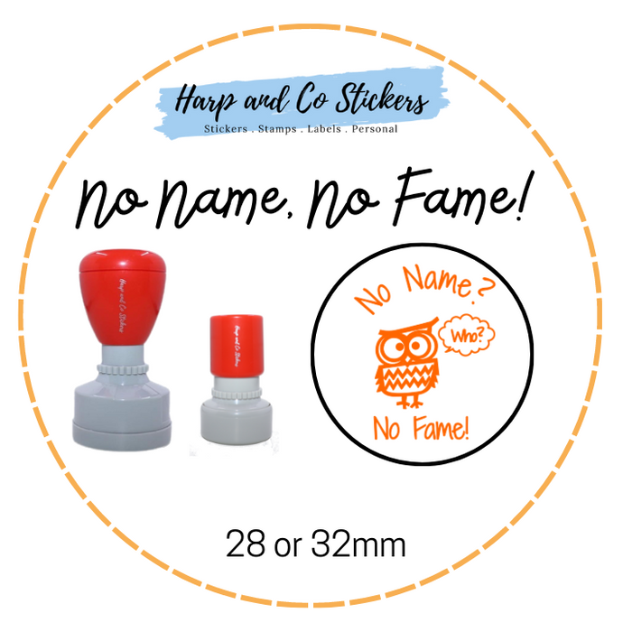 No Name, No Fame