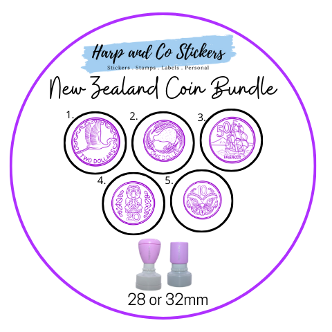 New Zealand Coins Stamp Bundle