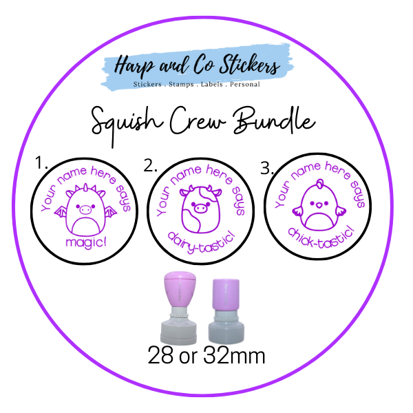 Squish Crew Stamp Bundle