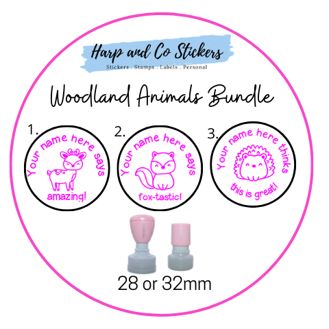 Woodland Animals Stamp Bundle