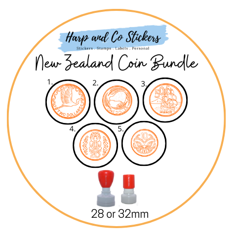 New Zealand Coins Stamp Bundle