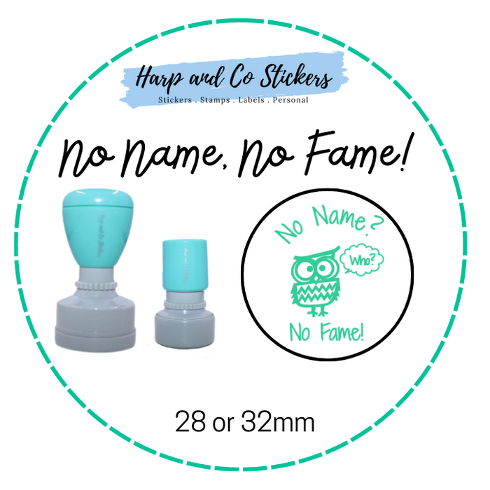 No Name, No Fame