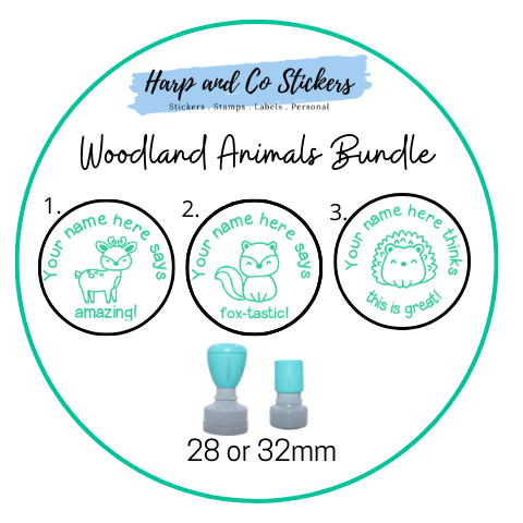 Woodland Animals Stamp Bundle
