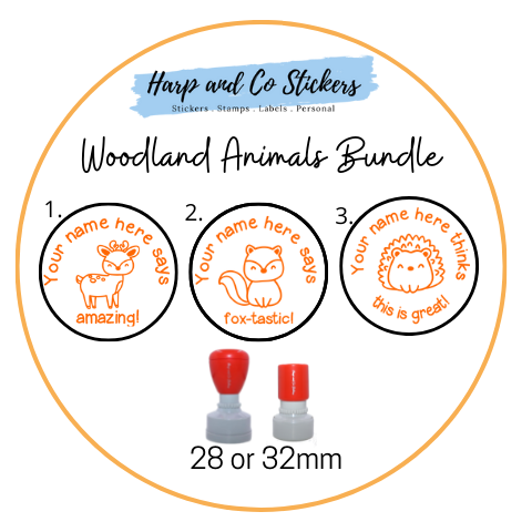 Woodland Animals Stamp Bundle