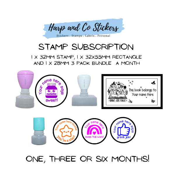 Personalised Ultimate Stamp Subscription Pack